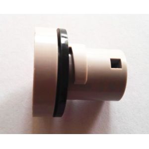 Light Grey Plastic Vent Plug Protective Vent Valve Durable For Lead Acid Battery