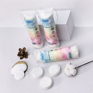 120pcs Round Cotton Pads For Face 3 Layers Cotton Make Up Pads