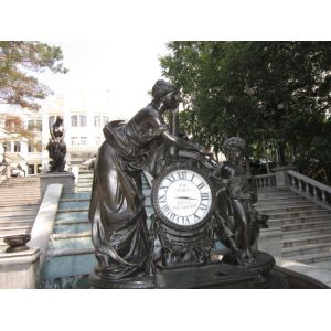 Antique Large Man fighting with lions bronze sculpture ,customized bronze