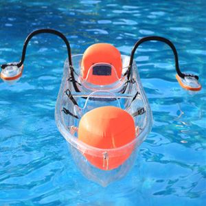 China Crystal Clear Bottom Kayak With Paddles 6mm Thickness Polycarbonate Material on sale