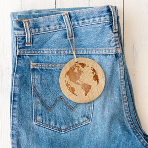 Bamboo Clothing Caring Tag With Information Printing