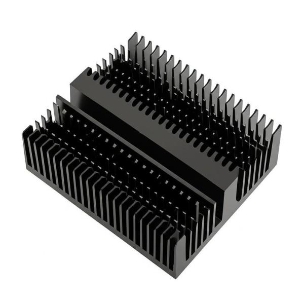 Buy Black Anodized Aluminum Skived Fin Heat Sink for Electronics at wholesale prices