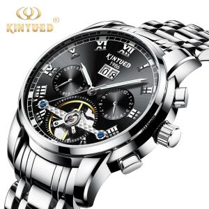 KINYUED High quality Tourbillon automatic mechanical movement stainless steel