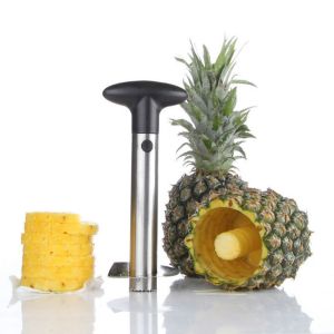 Peel Free Stainless Steel Houseware Pineapple Coring Tool Slicer With Detachable