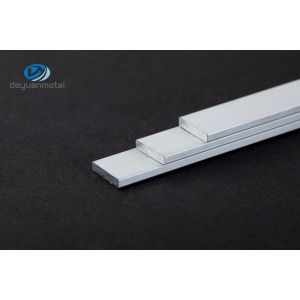 6063 Aluminium Flat Profile 5mm Extruded Rectangular 160Mpa Tensile