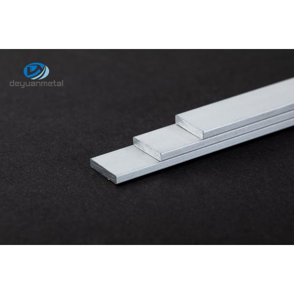 Buy 6063 Aluminium Flat Profile 5mm Extruded Rectangular 160Mpa Tensile at wholesale prices