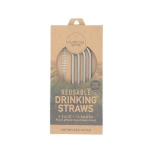 wholesale Custom Printed Stainless Steel Straws kraft Paper Box