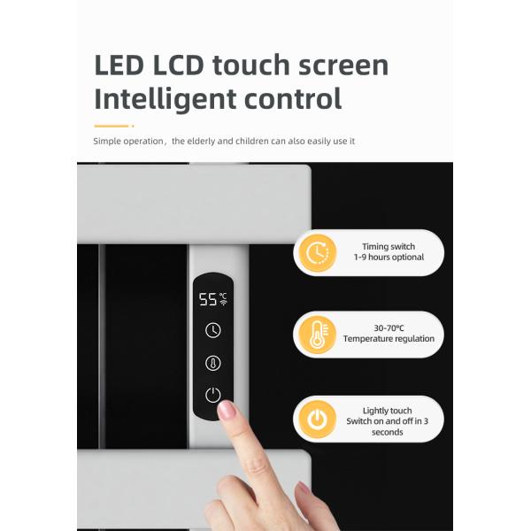 Carbon Steel Bathroom Electric Heated Towel Rail with Towel Heaters and Heating Element