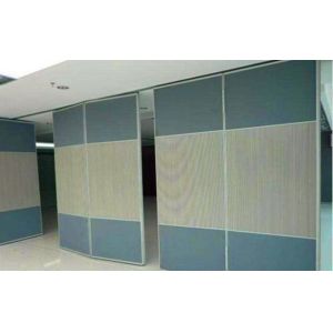Soundproof Material Sliding Mobile Office Partition Wall Aluminium Components