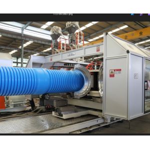 Easy Operation Fully Automatic Plastic Corrugated Pipe Extrusion Line