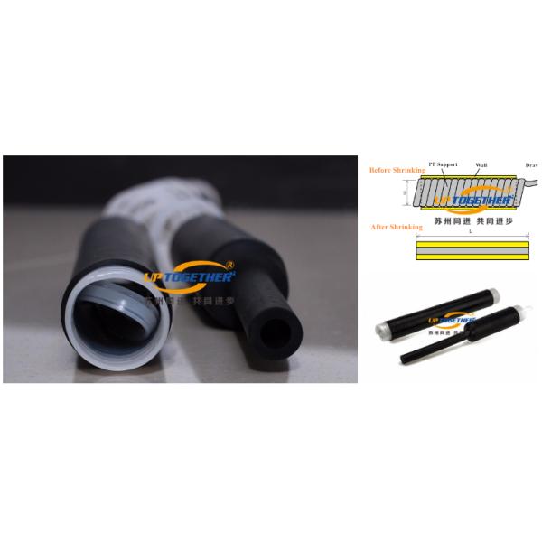 Black / Grey Cold Shrink Tube Insulation Sleeving Type Bacteria Resistance