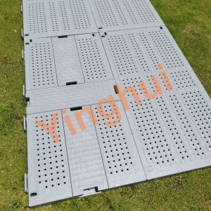 Temporary Turf Protection Flooring Heavy Duty Concert Plastic Event Flooring