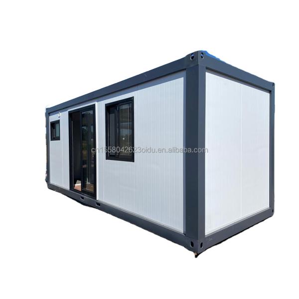 Portable Steel Container House Prefabricated Mobile Warehouse for Construction Site Featuring Aluminum Alloy Windows