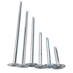 Cylindrical Coarse Thread Metal Insulation Anchors Strength Insulation Nail