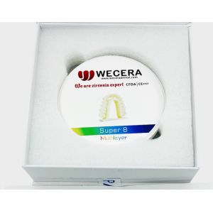 Quality 8 Layers 98mm Dental Zirconia Block , Multilayer Zirconia Disc for Dental Applications for sale