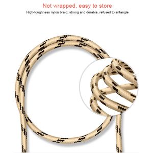 1m 3ft Fast Charging Micro USB Data Cable Nylon Braided Data Sync