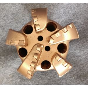 Customizable 101mm 5 Blades Polycrystalline Diamond Compact Bits With Nozzle