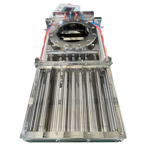 Customized stainless steel grid magnetic separator with seal 12,000 Gauss powder pneumatic magnetic separator equipped with powerful magnetic rods for