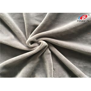 China Elastic Spandex Velvet Fabric Blanket Use Polyester Minky Plush Fabric on sale