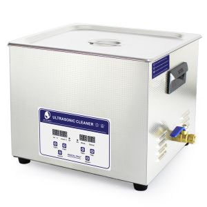 China JP -060S 40KHz 15L Benchtop Ultrasonic Cleaner , electric fule stencil ultrasonic cleaning machine on sale