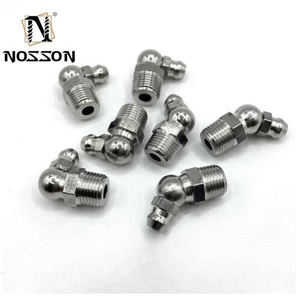 Reducing Hexagon Head Female Connection 90 Degree Hydraulic Lubricating Fitting for Grease Lubrication
