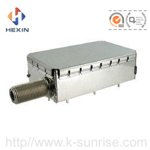 Quality metal shield cover with f connector for sale