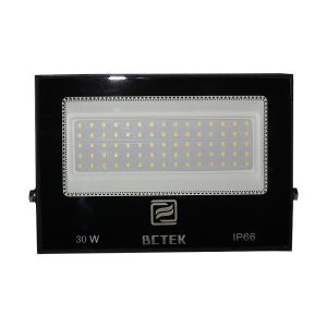 Quality 30W Aluminum IP66 Solar Street Flood Lights 3030 LED Waterproof 6500K Powered Lighting for sale