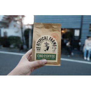 Flat Bottom Kraft Paper Coffee Bags With Valve And Zipper