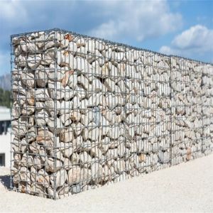 Gabion Basket 2x1x1M 2x1x0.5M Box Heavy Gabion Stone Basket Galvanized Welded