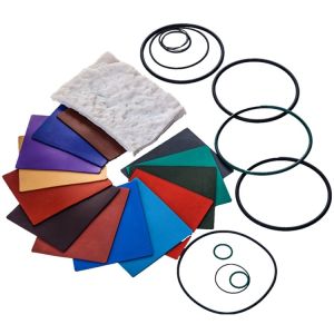 High Temperature Resistance O Rings & Gaskets. Coloured Rubber FKM Compound