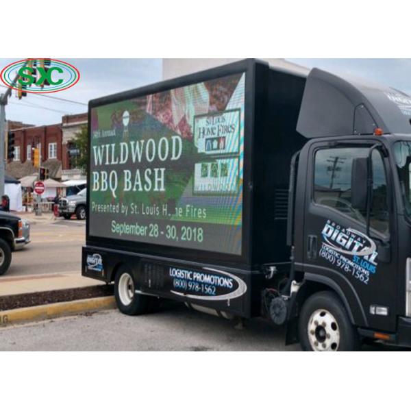 Refresh Frequency Mobile Truck LED Display Outdoor Cabinet Iron or Aluminum Choose Your Best Option