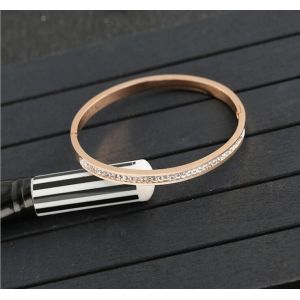 Stainless Steel Bracelet Fashion Jewelry Gift , diamonds stainless steel