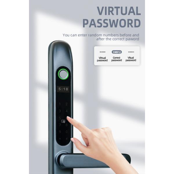 Anti Peep Fingerprint Smart Lock Durability Smart Home Door Lock