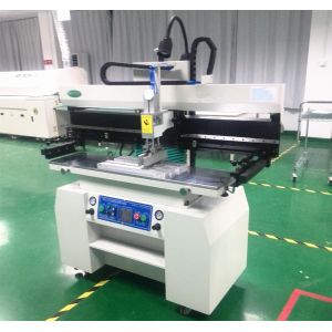 1.2 Meter SMT Semi Automatic Solder Paste Printer For LED Red glue 320*1300mm