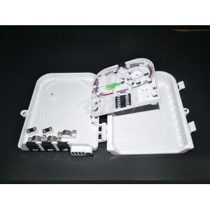 Wall mount fiber optic FTTH mini terminal box with 1X8 PLC Splitter Fiber Optic