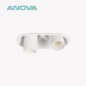 Customizable Anti-Glare GU10 Recessed Spotlight Frame Designed For Commercial