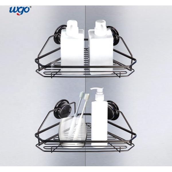 Stainless Steel Surface Painted Finshed Bath Corner Shelf Black Oxidation Treatment