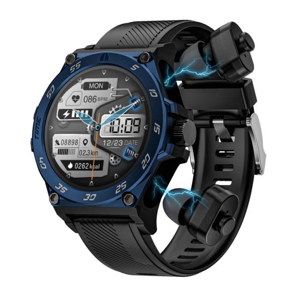 Buy Lightweight TWS Watch With Earbuds Full Touch With Lithium Ion Polymer Battery at wholesale prices