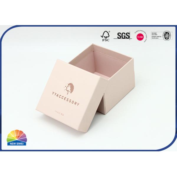 Buy Biodegradable 2 Pieces Pink Birthday Present Wrapped Paper Box at wholesale prices