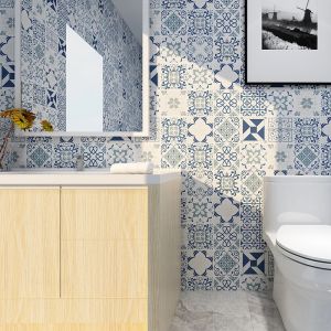 China Factory Tile Effect Wallpaper ECO Friendly Mosaic Self Adhesive Wallpaper