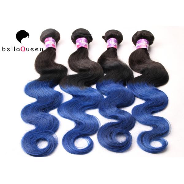 Buy No Shedding 10-30 Inch Double Drawn Hair Extensions , Long Body Wave Human Hair at wholesale prices