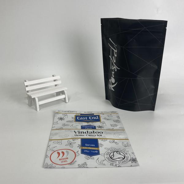 Buy Curry Kit Heat Seal Seasoning Spice Packaging Bags Zipper Top at wholesale prices