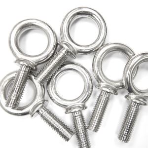Plain Finish Stainless Steel Eye Bolt G279 Ring Bolt for Industrial Applications