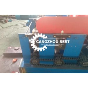 Square Steel Profile Soffit Panel Rain Pipe Gutter Downspout Machine