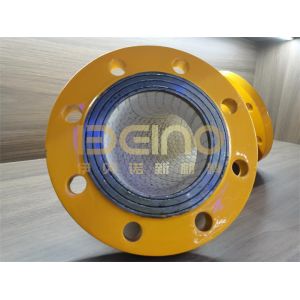 Wear resistant ceramic lined elbow for Power and Steel Industries