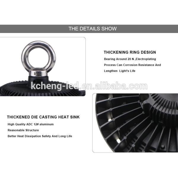 30X30X15cm 90lm/W 6500K 200w LED High Bay Lights