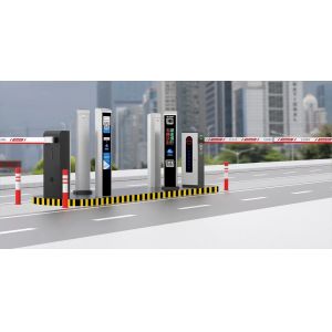 Automatic Parking Boom Barrier Gate DC 24V Car Parking Management