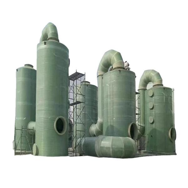 FRP Bromine Purification Tower / Bromine Absorption Tower Cooling Extraction Treatment