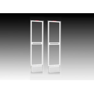 People Counting Clothing Alarm System , White Arcylic EAS Pedestal System