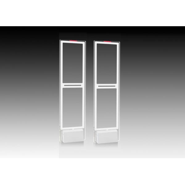 People Counting Clothing Alarm System , White Arcylic EAS Pedestal System